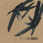 Gerber Gear Diesel Multitool Needle Nose Pliers Set, 12-in-1 EDC Multi-Tool Knife, Survival Gear and Equipment, Black