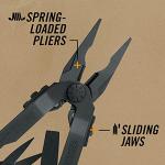 Gerber Gear Diesel Multitool Needle Nose Pliers Set, 12-in-1 EDC Multi-Tool Knife, Survival Gear and Equipment, Black