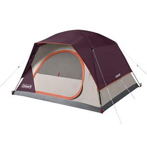 Coleman Skydome Camping Tent with 5 Minute Setup, 2/4/6/8 Person Weatherproof Tent with Rainfly & Carry Bag, 20% More Headroom Than Traditional Canopies