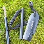 BRIZGEVEM 6x1/2 Inch & 4x3/8 Inch Emergency Ferro Rod Fire Starter, Survival Kit with Paracord Landyard Handle and Striker, Outdoor Camping Survival Tool with Hemp Cord Tinder (4x3/8 Inch)