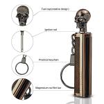 x-lighter Matchstick, Permanent Match Strike Set 10000 Times, Emergency fire Starters Waterproof Forever Lighter Dead Skull