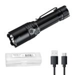 Fenix TK15R 3200 Lumen Tactical Flashlight, USB-C Rechargeable, Adaptive Brightness (IRIS X), 530 Yard Beam, Duty Mode with Lumentac Organizer