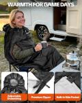 Sportneer Wearable Sleeping Bag for Adults & Kids – Walkable with Arm Zippers, 4 Season Lightweight Portable, Compact for Camping, Hiking, Backpacking, Travel & Outdoor Events