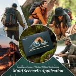 24-Piece Emergency Survival Kit - Complete Outdoor Gear Set with Portable Bag - Fire Starters, Multi-Tools & Emergency Equipment for Car, Home & Camping