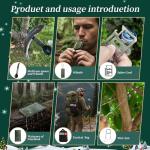 24-Piece Emergency Survival Kit - Complete Outdoor Gear Set with Portable Bag - Fire Starters, Multi-Tools & Emergency Equipment for Car, Home & Camping