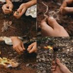 Emergency Fire Starter Kit – 12 Bags Magnesium Shavings + Ferro Rod with 2000 Strikes + 20 Wax Ropes in Waterproof Tin Box – Emergency Survival Tool for Camping, Bushcraft, Outdoor, Hiking