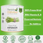 Ready Harvest Freeze Dried Food - Asparagus | Emergency Food Supplies | Vegetables | #10 Can | 25-Year Shelf Life | Cans Filled to the Top