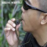 TTSAM Multifunctional 3 in1 Emergency Survival Gear Whistle Compass Thermometer with Lanyard for Outdoor Camping Hiking