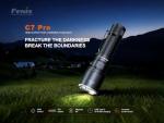 Fenix C7 Pro 4600 Lumen USB-C Rechargeable Work Flashlight, Magnetic Base, Long Runtime, Wide Beam LED, 20W Fast Charging, IP68 Waterproof, for Jobsite, Security, Emergency with Lumentac Organizier