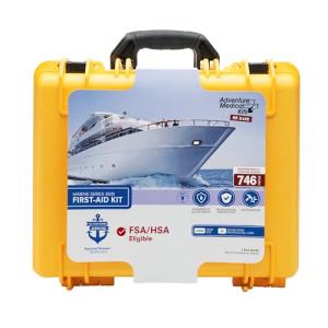 Adventure Medical Kits Marine Series Medical Kit - 3500 - Boat First Aid Kit For Large Crews 24 Hours From Care - Includes Emergency Medical Supplies Like Bandages, Medicine, Guide Book & More