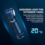 OLIGHT Perun 3 Rechargeable Headlamp Flashlight, 3000 Lumens LED Headlight with Red Light, Waterproof Head Lamp with Headband for Outdoor Camping, Hiking, Working (Midnight Blue)