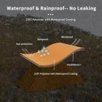 Naturehike Cloud Up 3 Person Backpacking Tent with Footprint - 3 Season Free Standing Lightweight 3 Person Camping Tent | with Footprint, Free Standing, Dome, Camping, Hiking, Waterproof