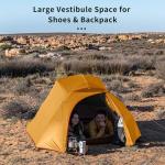 Naturehike Cloud Up 3 Person Backpacking Tent with Footprint - 3 Season Free Standing Lightweight 3 Person Camping Tent | with Footprint, Free Standing, Dome, Camping, Hiking, Waterproof