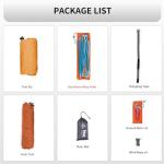 Naturehike Cloud Up 3 Person Backpacking Tent with Footprint - 3 Season Free Standing Lightweight 3 Person Camping Tent | with Footprint, Free Standing, Dome, Camping, Hiking, Waterproof