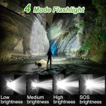 Emergency Hand Crank Radio with LED Flashlight for Emergency, AM/FM NOAA Portable Weather Radio with 2000mAh Phone Charger, USB Charged & Solar Power for Camping, Emergency (Army Green)