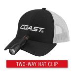 Coast HX5 410 Lumen LED Flashlight, Pure Beam Focusing, Slide Focus, Pocket Clip, Weatherproof, Pocket Sized, Black