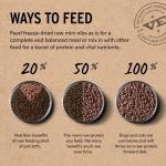 Vital Essentials Freeze Dried Dog Food, Raw Beef Crunchy Mini Nibs | Complete Meal or Topper | 96% Beef, Organs & Bone | Limited Ingredient, High Protein, Grain Free Dry Dog Food | 14 oz Bag