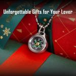 MecArmy CMP/CMP2 Mini Compass- Meaningful Valentine Birthday Gifts for Men Women, EDC Titanium/Brass/Copper Pocket Compass for Hiking SurvivaI, IPX5 Waterproof, Glow in the Dark, Necklace Pendant