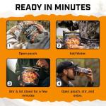 Peak Refuel Strawberry Granola 2-Pack | Freeze Dried Backpacking, Camping & Emergency Prep Food | 2 Servings Pouches