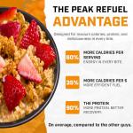 Peak Refuel Strawberry Granola 2-Pack | Freeze Dried Backpacking, Camping & Emergency Prep Food | 2 Servings Pouches