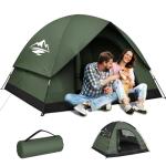 Tents for Camping 2/3 Person with Rainfly - Camping Tent Waterproof Windproof Easy Setup, Portable Double Layer Outdoor Dome Tent, Backpacking Tents for Adventure Backyard Hiking