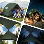 Tents for Camping 2/3 Person with Rainfly - Camping Tent Waterproof Windproof Easy Setup, Portable Double Layer Outdoor Dome Tent, Backpacking Tents for Adventure Backyard Hiking