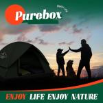 Tents for Camping 2/3 Person with Rainfly - Camping Tent Waterproof Windproof Easy Setup, Portable Double Layer Outdoor Dome Tent, Backpacking Tents for Adventure Backyard Hiking