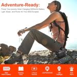 Hand Crank Emergency Weather Radio with 2600mAh/9620mWh Power Bank, NOAA AM FM Shortwave Portable Radio, Solar & USB-C Charging, Flashlight, SOS Alarm for Emergency Kits (Black)