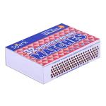 Spark 100-Pack Wooden Safety Matches - Bulk 32-Count Strike-on-Box Matches for Kitchen, Camping, Emergency, Fire Starter - Wholesale Value Set