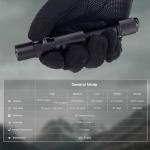 ThruNite Archer 2A C LED Rechargeable Flashlight, High 1000 Lumens AA Flashlight with Lanyard, IPX8 Waterproof Dual Switch Small Outdoor Light for Hiking, Camping, Everyday Use, EDC - CW