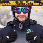 3 PCs 18 in 1 Multitool Set — Compact and Portable Stainless Steel Tool with Bottle Opener — Universal for Travel, Home, Work and Great as Practical Gift Idea for Mens