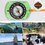 AOFAR Orienteering Compass AF-362 for Hiking and Navigation, Professional Field Compass for Map Reading and Survival, Lightweight