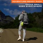 Expedition Camping Sleeping Bags with Compression Sack – 32°F/0°C Lightweight Camping Sleeping Bag for Camping & Hiking, Water-Resistant, Fits Adults & Teens Up to 6'0"