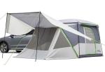 JOYTUTUS SUV Tent with 2 Rooms, Rainfly & Awning for Family Camping, 60% More Space Car Tent for 5-9 Person, Dual-Use for SUV or Ground Camping Tent with Screen Porch, Double Door,Mesh Roof