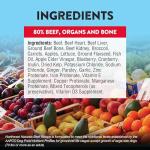 Northwest Naturals Freeze-Dried Beef Dog Food - Bite-Sized Nuggets - Grain-Free, High-Protein, Raw Diet, Human-Grade Ingredients, All Natural, Premium Quality, Healthy & Nutritious - 12 Oz