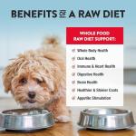 Northwest Naturals Freeze-Dried Beef Dog Food - Bite-Sized Nuggets - Grain-Free, High-Protein, Raw Diet, Human-Grade Ingredients, All Natural, Premium Quality, Healthy & Nutritious - 12 Oz