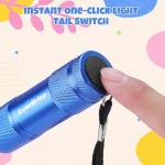 EverBrite 18-Pack Mini LED Flashlight Set - Portable Flashlights Ideal for Hurricane Supplies Camping, Night Reading, Cycling, BBQ, Party, Backpacking - Includes Lanyard & 54 x AAA Batteries