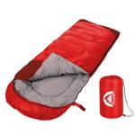 SWTMERRY Sleeping Bag 3 Seasons (Summer, Spring, Fall) Warm & Cool Weather - Lightweight,Waterproof Indoor & Outdoor Use for Kids, Teens & Adults for Camping Hiking, Backpacking and Survival (Red)