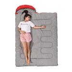 SWTMERRY Sleeping Bag 3 Seasons (Summer, Spring, Fall) Warm & Cool Weather - Lightweight,Waterproof Indoor & Outdoor Use for Kids, Teens & Adults for Camping Hiking, Backpacking and Survival (Red)