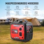 maXpeedingrods 2850 Watt Portable Inverter Generator,Gas Powered, EPA Compliant with CO Alarm, Compact and Lightweight for Outdoor Camping, RV Ready and Home