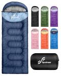 Sportneer Sleeping Bag for Adults & Kids, Cold Weather & Warm Waterproof Camping Sleeping Bag, Compact Portable for Camping Hiking & Travel