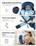 Sportneer Sleeping Bag for Adults & Kids, Cold Weather & Warm Waterproof Camping Sleeping Bag, Compact Portable for Camping Hiking & Travel