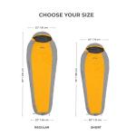 Teton Trailhead, 20 Degree Sleeping Bag; Lightweight, Warm Mummy Sleeping Bag, Camping, Backpacking, Hiking