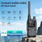 Baofeng Radio UV-5R Mini Ham Radio Handheld Long Range Two-Way Emergency Radio with USB-C Rechargeable & APP Programming | NOAA Weather Radio Scan, 999 Channels, Dual PTT, Survival & Outdoor