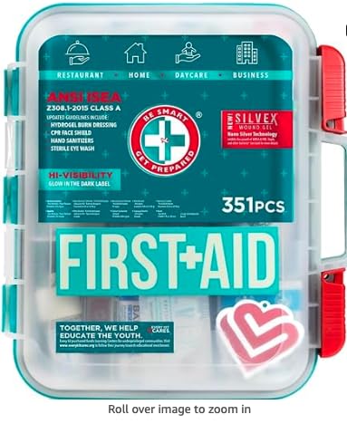 Comprehensive 351-Piece First Aid Kit