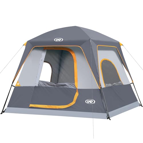 4-Person Waterproof Camping Tent with Rainfly