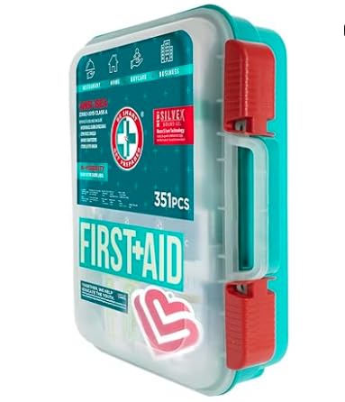 Comprehensive 351-Piece First Aid Kit