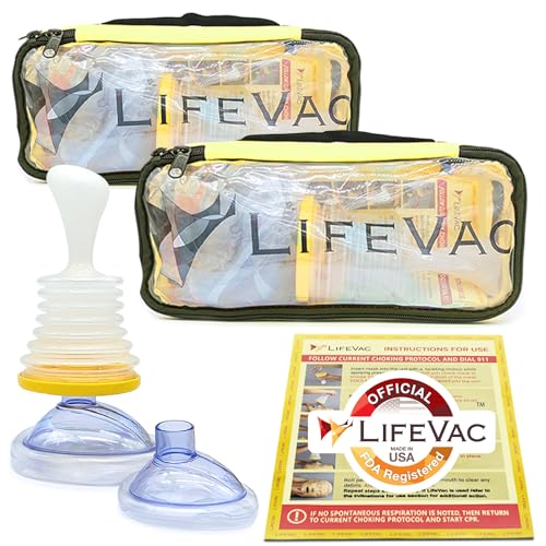 LifeVac Yellow Travel Kit - Suction Rescue Device