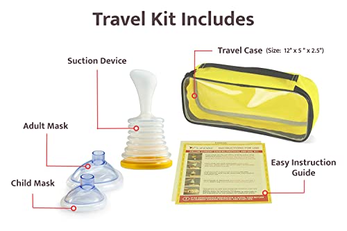 LifeVac Yellow Travel Kit - Suction Rescue Device