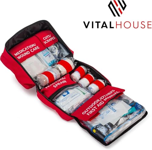 Comprehensive 326 Piece Waterproof First Aid Kit